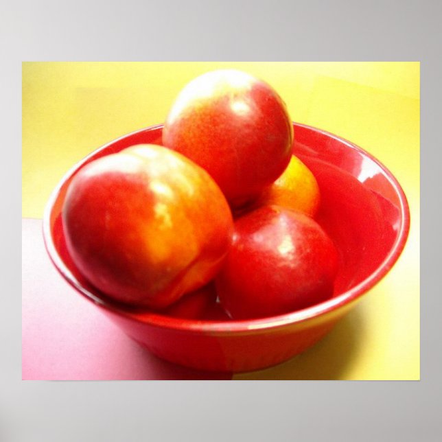 Affiche Juste Nectarines/Fruits (Devant)