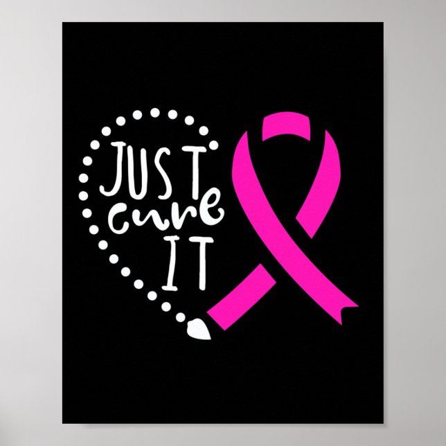 Affiche Juste soigner It Cancer Awareness Pink Ribon (Devant)