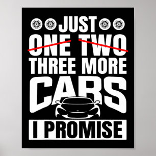 Affiche Juste Trois Voitures De Plus Je Promets Amateurs D