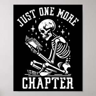 Affiche Juste un chapitre de plus, livre de lecture drôle