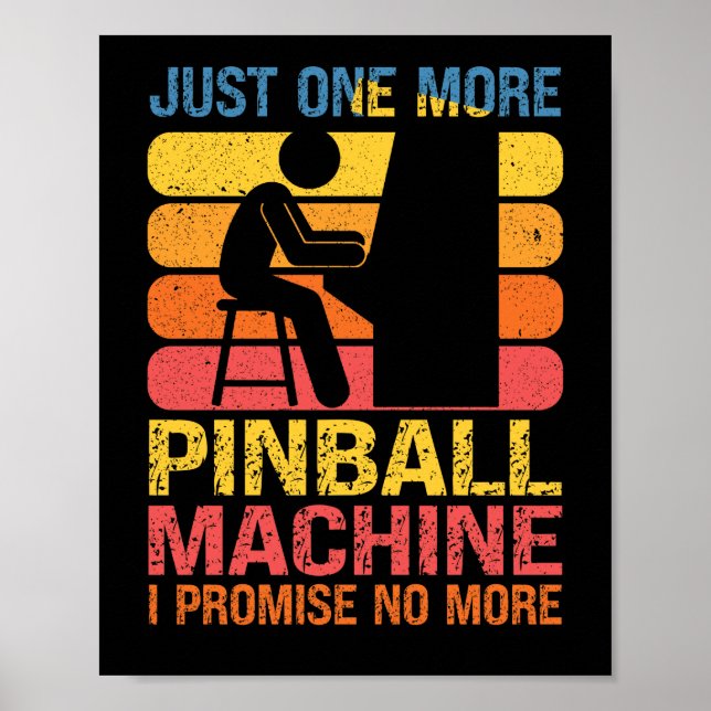 Affiche Juste Un De Plus Pinball Machine Pinball Amateurs  (Devant)