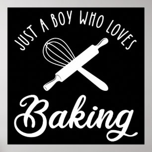 Affiche Juste Un Garçon Qui Aime Faire La Cuisine
