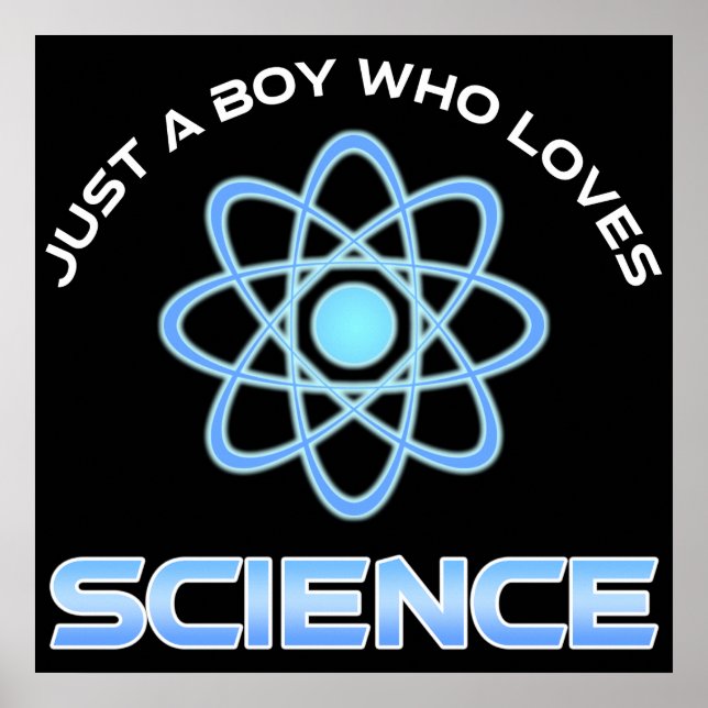 Affiche Juste un garçon qui aime la science (Devant)