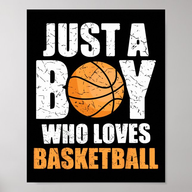 Affiche Juste Un Garçon Qui Aime Le Basketball 1 (Devant)