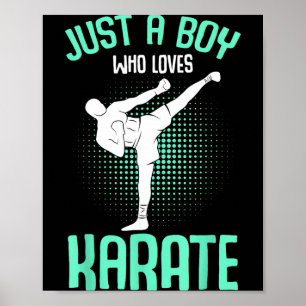 Affiche Juste un garçon qui aime les garçons Karate Kids