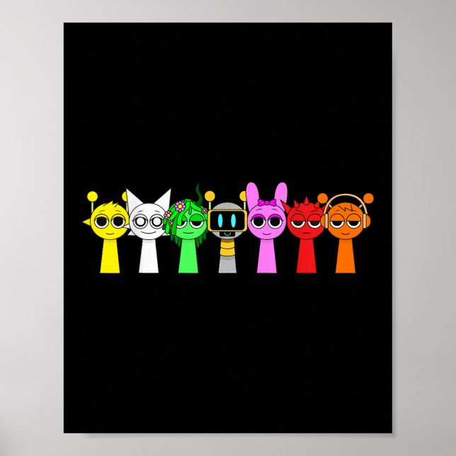 Affiche Juste un garçon qui aime Sprunky drôle de jeu Spru (Devant)