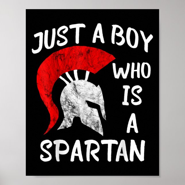 Affiche Juste Un Garçon Qui Est Un Spartacus Spartiate Coû (Devant)