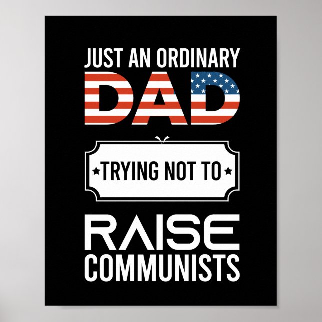 Affiche Juste Un Papa Ordinaire Essayant De Ne Pas Élever  (Devant)