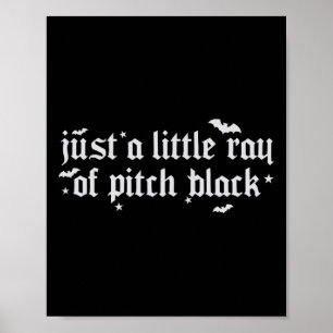 Affiche Juste Un Petit Rayon De Pitch Black Halloween Éffr