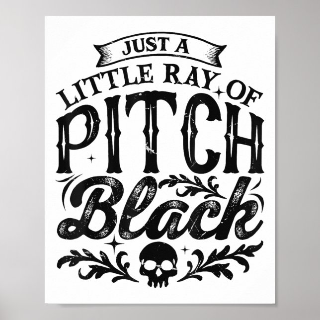 Affiche Juste Un Petit Rayon De Pitch Black Saison Éffraya (Devant)