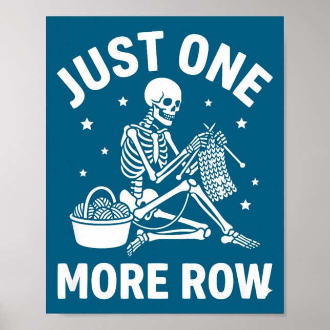 Affiche Juste une autre rangée de squelette au crochet - D (Devant)
