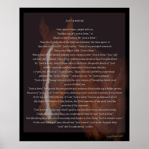 Affiche Juste une copie de cheval