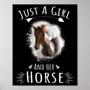 Affiche Juste Une Fille Et Son Cheval Citation Horseck Équ
