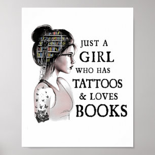Affiche Juste Une Fille Qui A Des Tatouages Et Aime Les Li