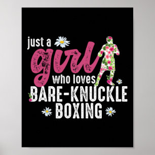 Affiche Juste Une Fille Qui Aime La Boxe Nue