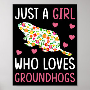 Affiche Juste une fille qui aime le jour de la marmotte 