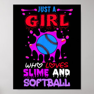 Affiche Juste une fille qui aime le slime et les filles do