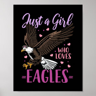 Affiche Juste une fille qui aime les aigles