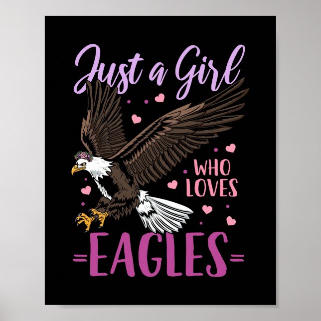 Affiche Juste une fille qui aime les aigles (Devant)