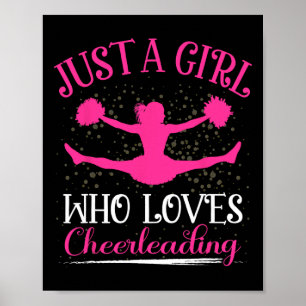 Affiche Juste une fille qui aime les cheerleaders pour fem