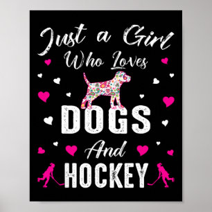 Affiche Juste Une Fille Qui Aime Les Chiens Et Les Cadeaux