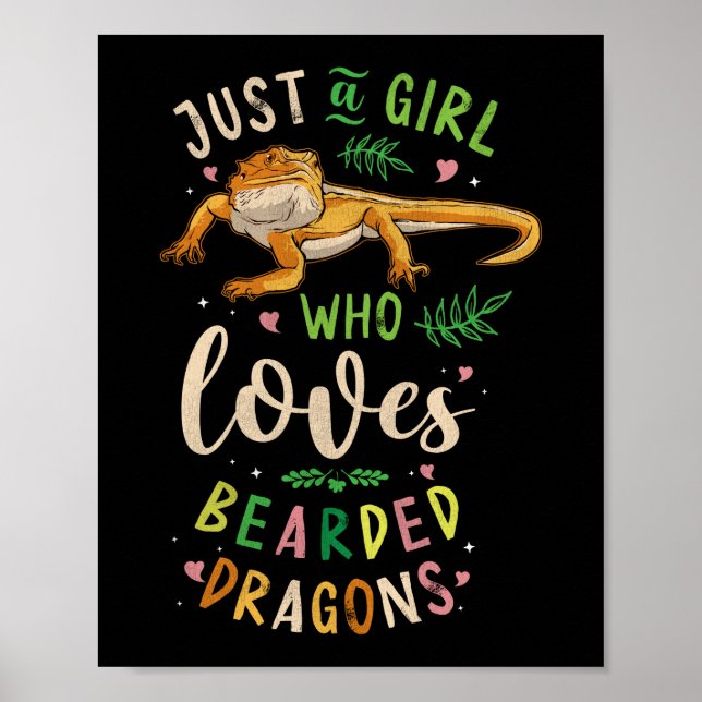 Affiche Juste Une Fille Qui Aime Les Dragons Entraînés (Devant)