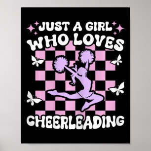 Affiche Juste une fille qui aime les filles cheerleaders C