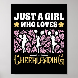 Affiche Juste une fille qui aime les filles de cheerleadin
