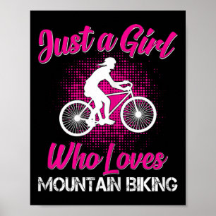Affiche Juste une fille qui aime les filles de VTT Enfants