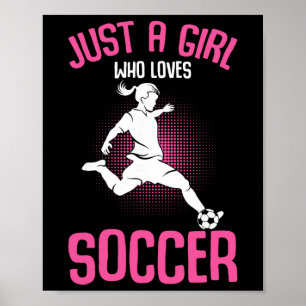 Affiche Juste une fille qui aime les filles qui jouent au