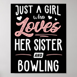 Affiche Juste Une Fille Qui Aime Sa Soeur Et Le Cadeau De