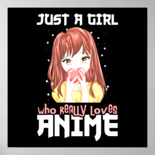 Affiche Juste une fille qui aime vraiment l'anime