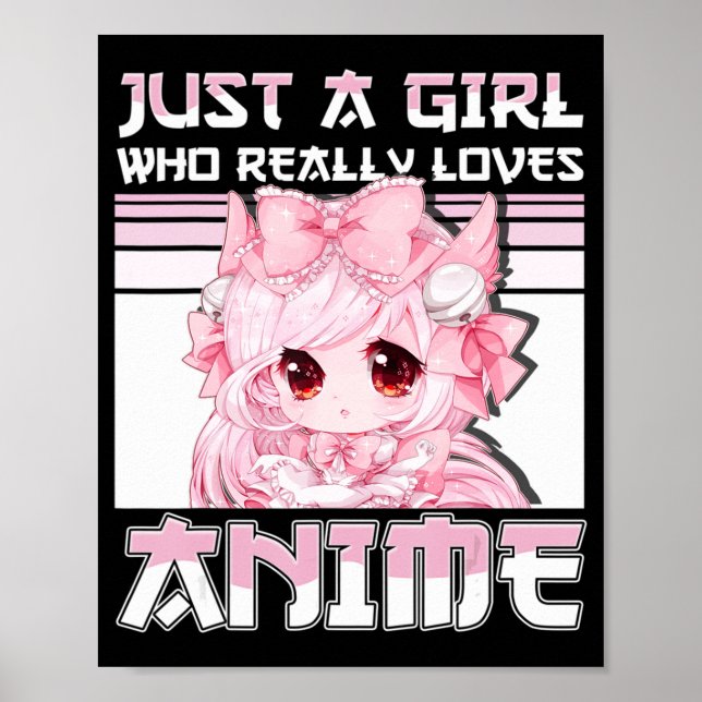 Affiche Juste Une Fille Qui Aime Vraiment Les Filles Anime (Devant)
