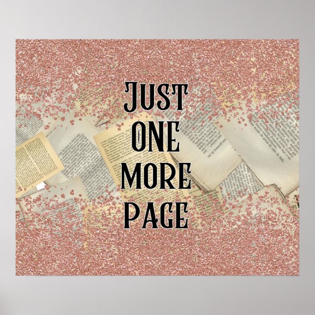 Affiche Juste une page de plus (Devant)