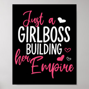 Affiche Juste une patronne qui construit son empire femmes