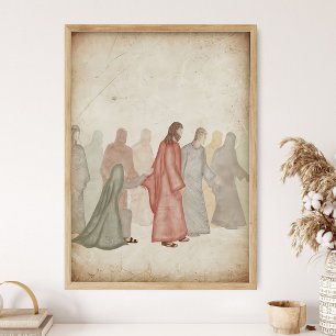 Affiche Juste une touche de Jésus _Art mural des Écritures