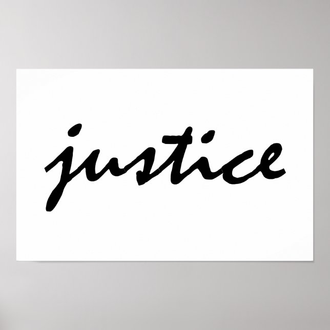 Affiche Justice (Devant)