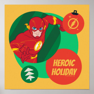 Affiche Justice League The Flash Holiday Bauble