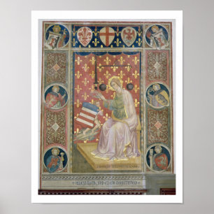 Affiche Justice Militante, du Salone del Consiglio (C