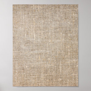 Affiche Jute Textile