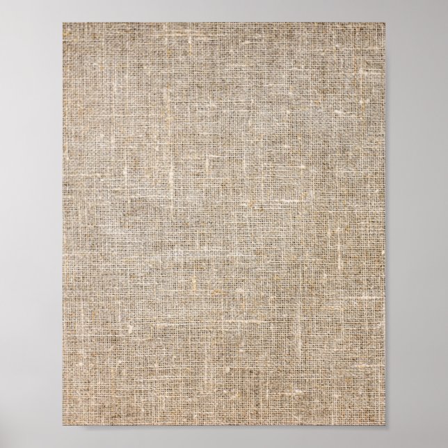 Affiche Jute Textile (Devant)