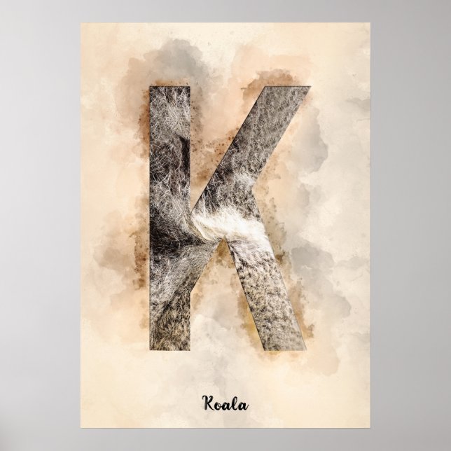 Affiche K est pour Koala (Devant)