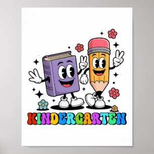 Affiche K est pour l'enseignant de maternelle Livre au cra