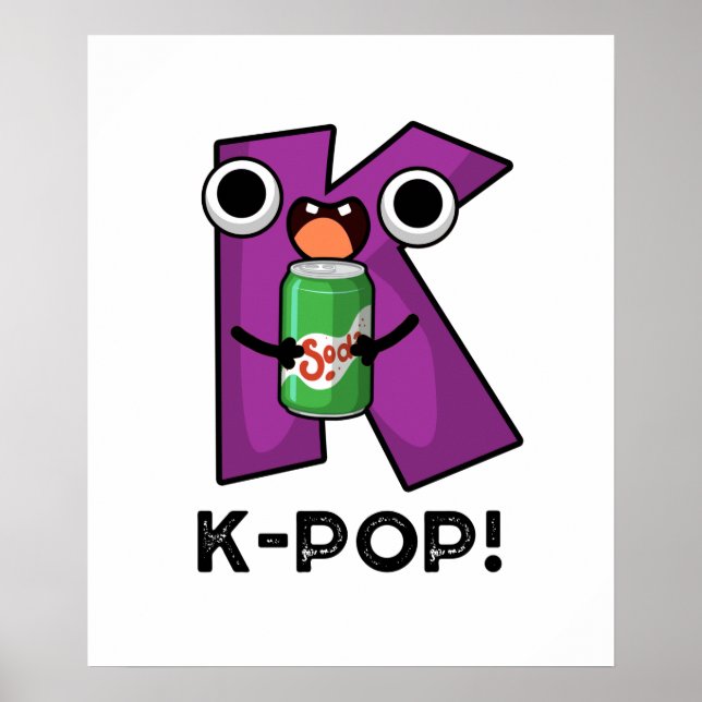 Affiche K-Pop Funny Music Soda Pop Pun (Devant)