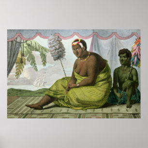 Affiche Ka'ahumanu, reine des îles Sandwich
