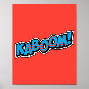 Affiche Kaboom ! Explosive Pop Art Blast