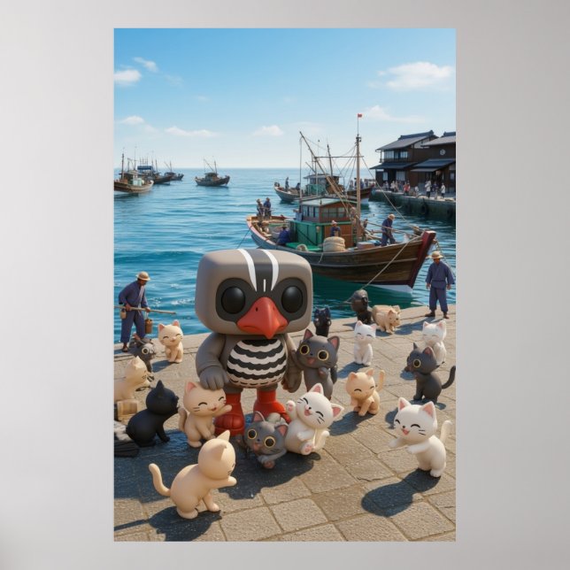 Affiche Kagu à Tashirojima (Inspiration) (Devant)