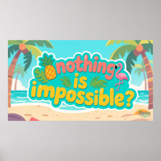 Affiche Kagu Rien n'est impossible