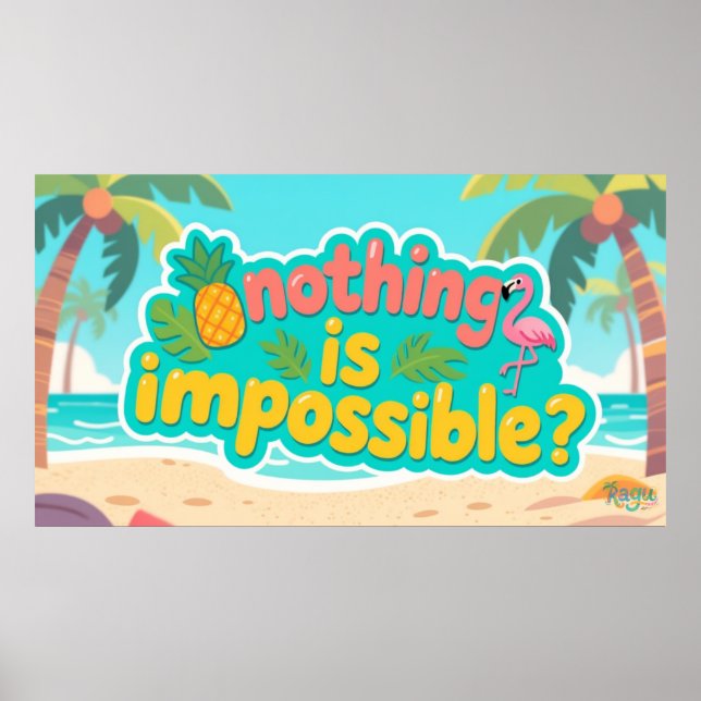 Affiche Kagu Rien n'est impossible (Devant)