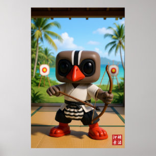 Affiche Kagu Tropical Kyudo